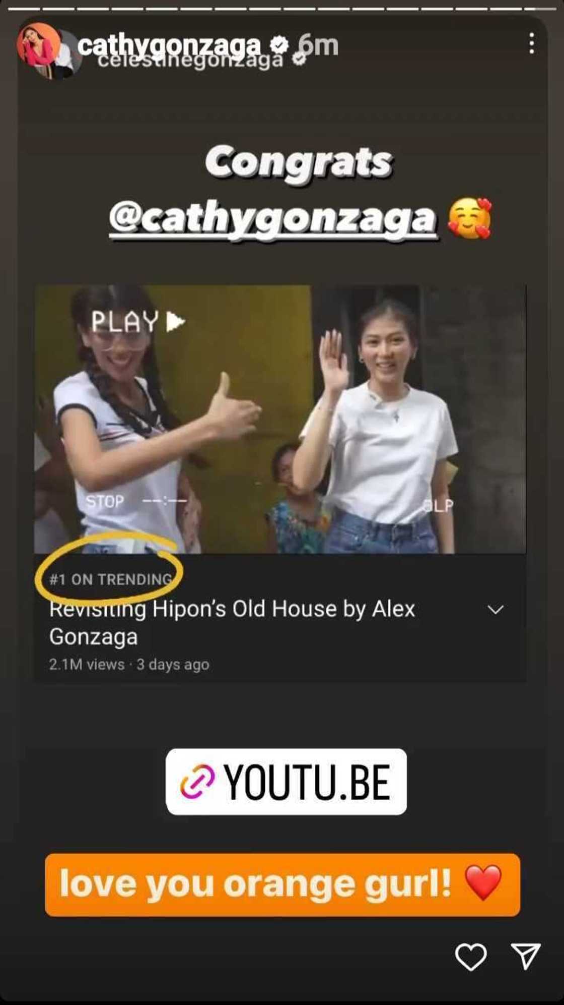 Alex Gonzaga, tinawag na “orange gurl” si Toni Gonzaga sa isang post Alex Gonzaga, tinawag na “orange gurl” si Toni Gonzaga sa isang post