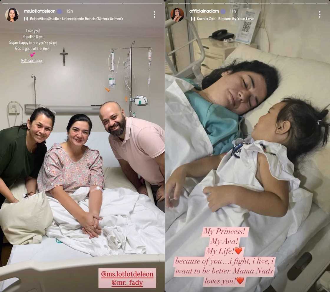Lotlot de Leon, binisita si Nadia Montenegro sa ospital: "Pagaling ikaw!" Lotlot de Leon, binisita si Nadia Montenegro sa ospital: "Pagaling ikaw!"