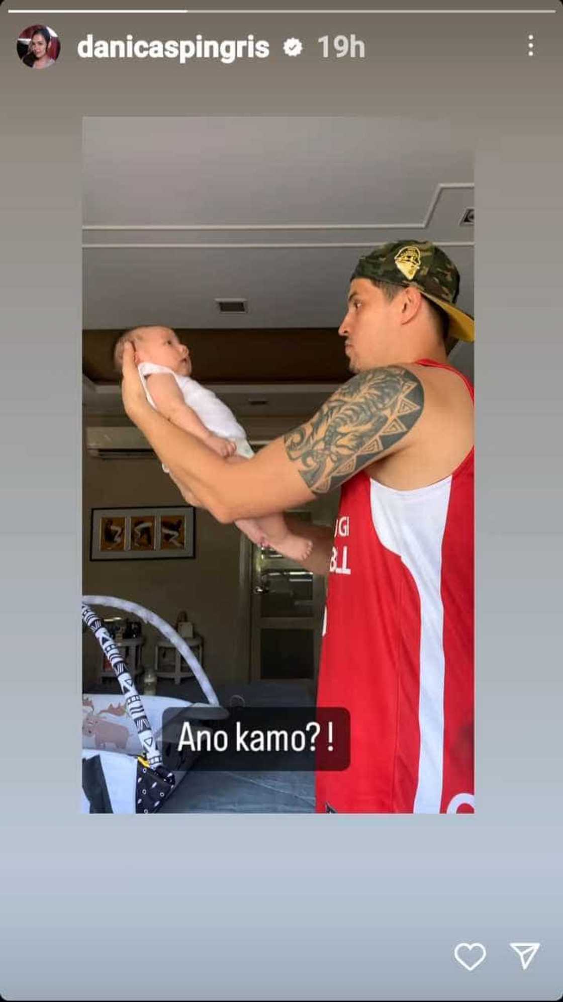 Danica Sotto, ibinida ang nakakatuwang pagkanta ni Marc Pingris para kay baby Jean-Luc