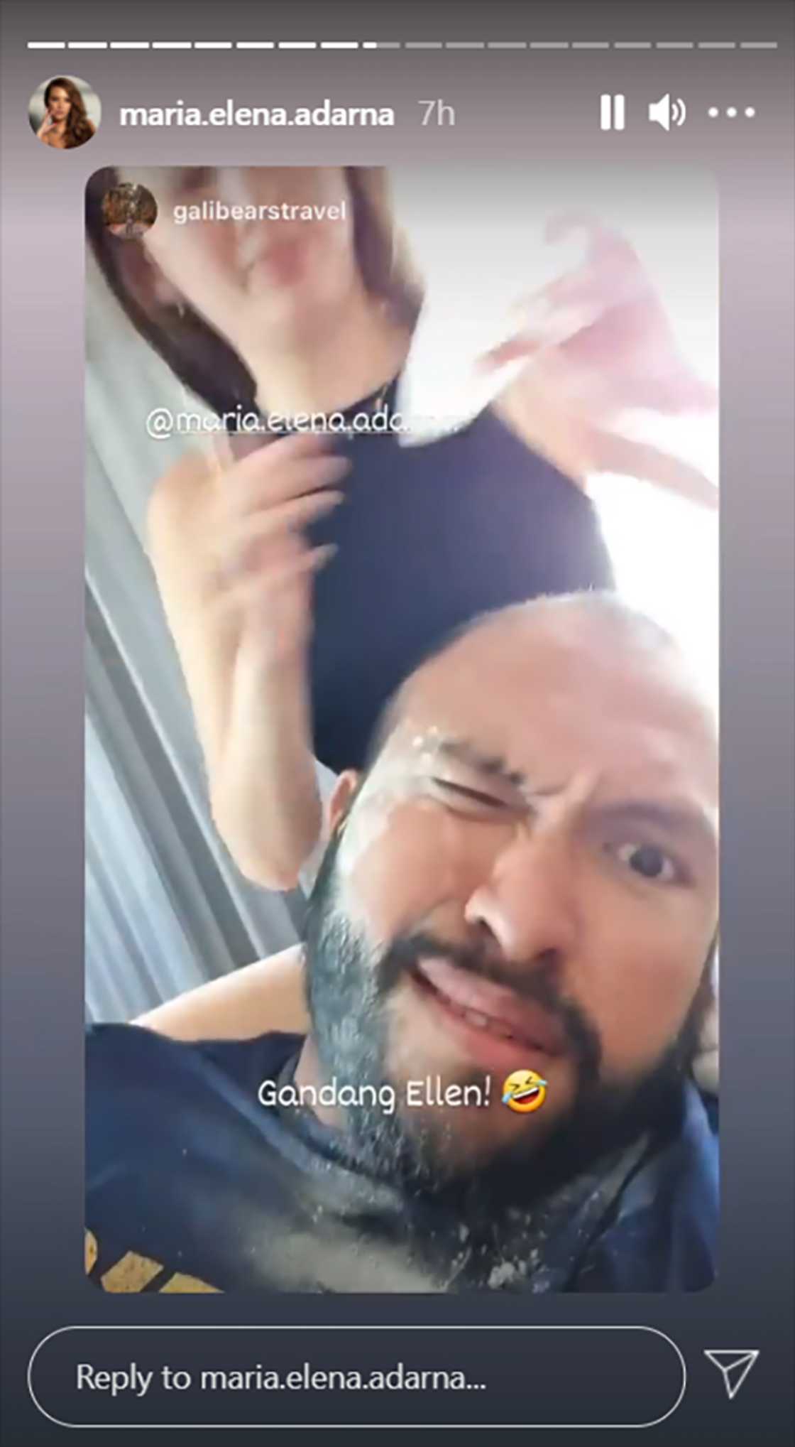 Ellen Adarna and Derek Ramsay wax their friend's facial hair in funny video Ellen Adarna and Derek Ramsay wax their friend's facial hair in funny video
