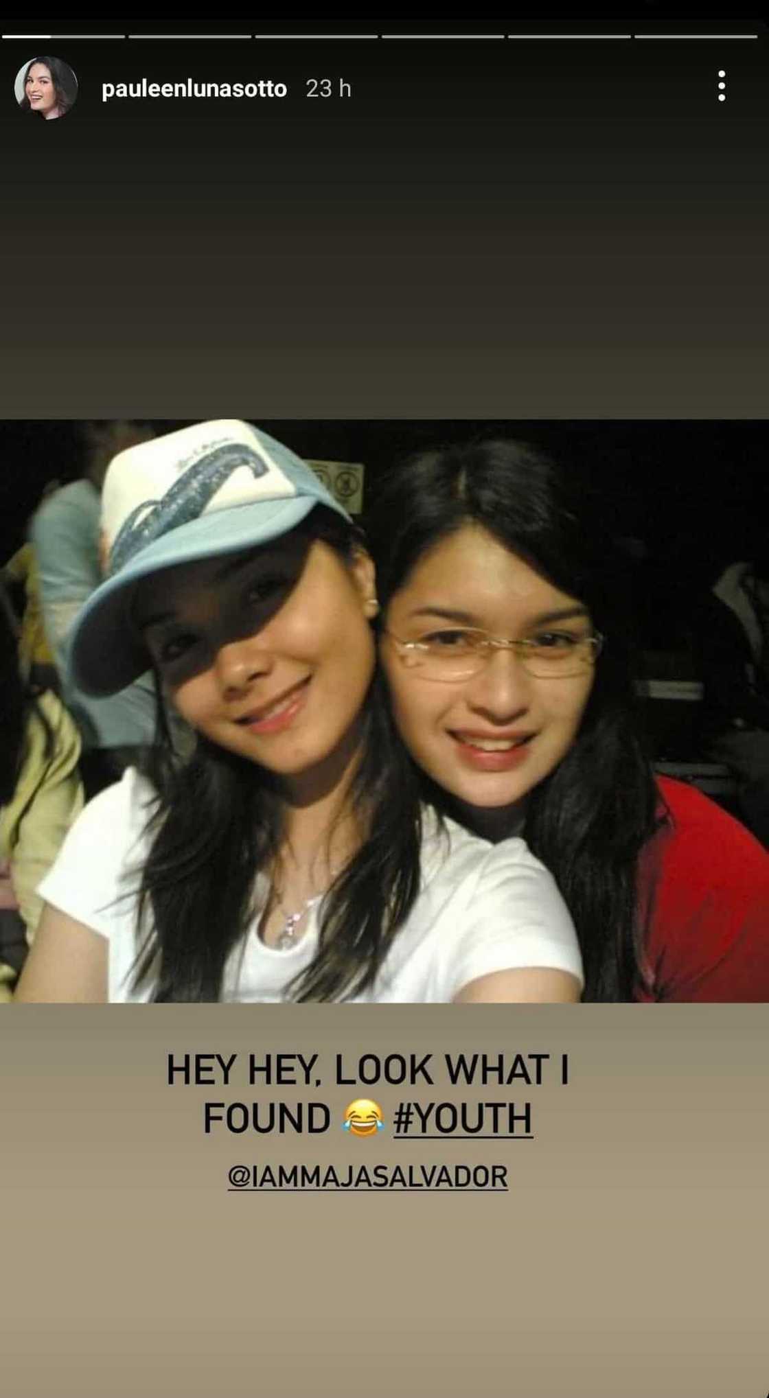 Pauleen Luna posts her throwback photo with Maja Salvador Pauleen Luna posts her throwback photo with Maja Salvador