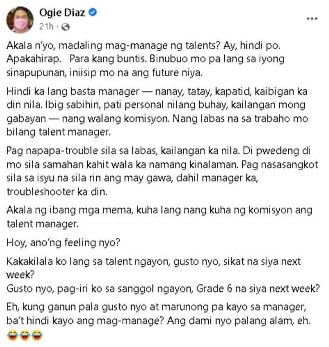 Ogie Diaz Ogie Diaz