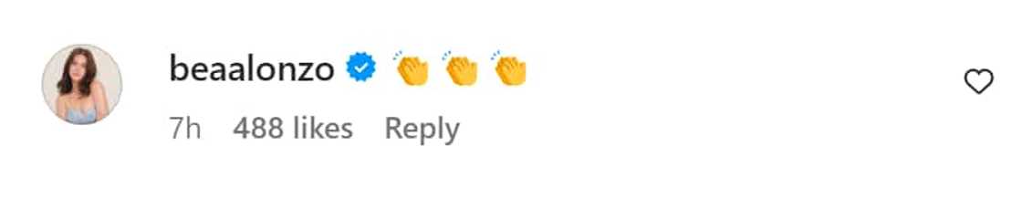 Bea Alonzo, nag-iwan ng positibong comment sa post ni Heart Evangelista ukol kay Chiz Escudero Bea Alonzo, nag-iwan ng positibong comment sa post ni Heart Evangelista ukol kay Chiz Escudero