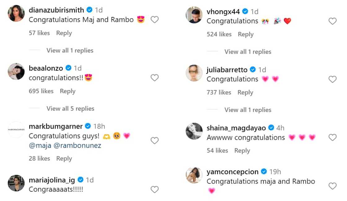 Kim Chiu, iba pang celebs, nag-react sa pagsilang ni Maja Salvador: "Congratulations"