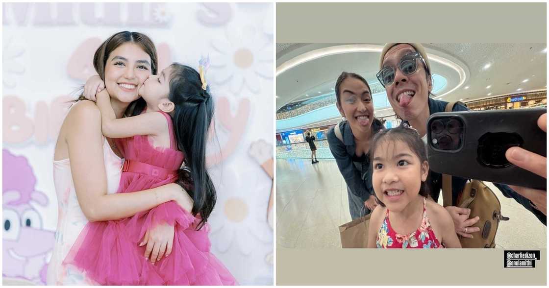 Carlo Aquino at Charlie Dizon, muling naka-bonding si Enola Mithi Carlo Aquino at Charlie Dizon, muling naka-bonding si Enola Mithi