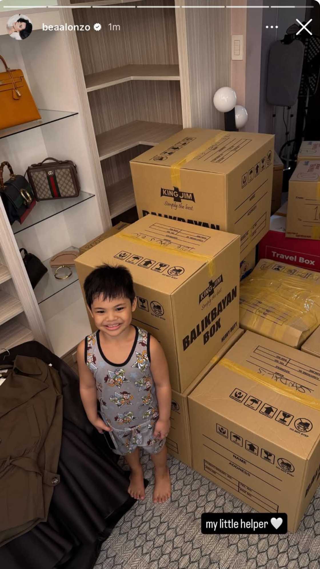 Bea Alonzo Moving day
