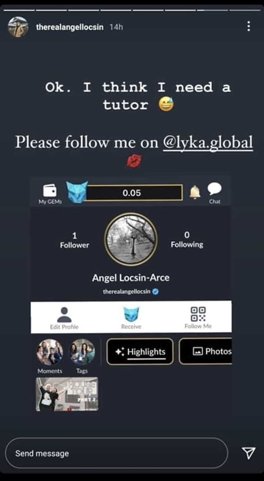 Angel Locsin, humingi ng sorry sa netizen na kumuha ng kanyang username sa Lyka Angel Locsin, humingi ng sorry sa netizen na kumuha ng kanyang username sa Lyka