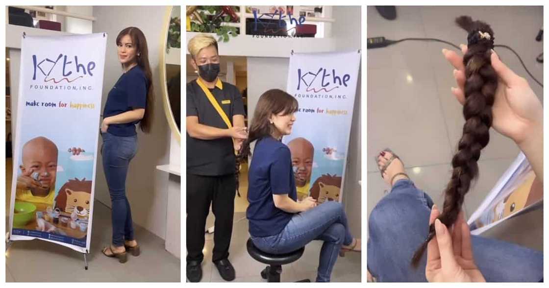 Netizens praise Shaina Magdayao for donating her hair to cancer patients Netizens praise Shaina Magdayao for donating her hair to cancer patients