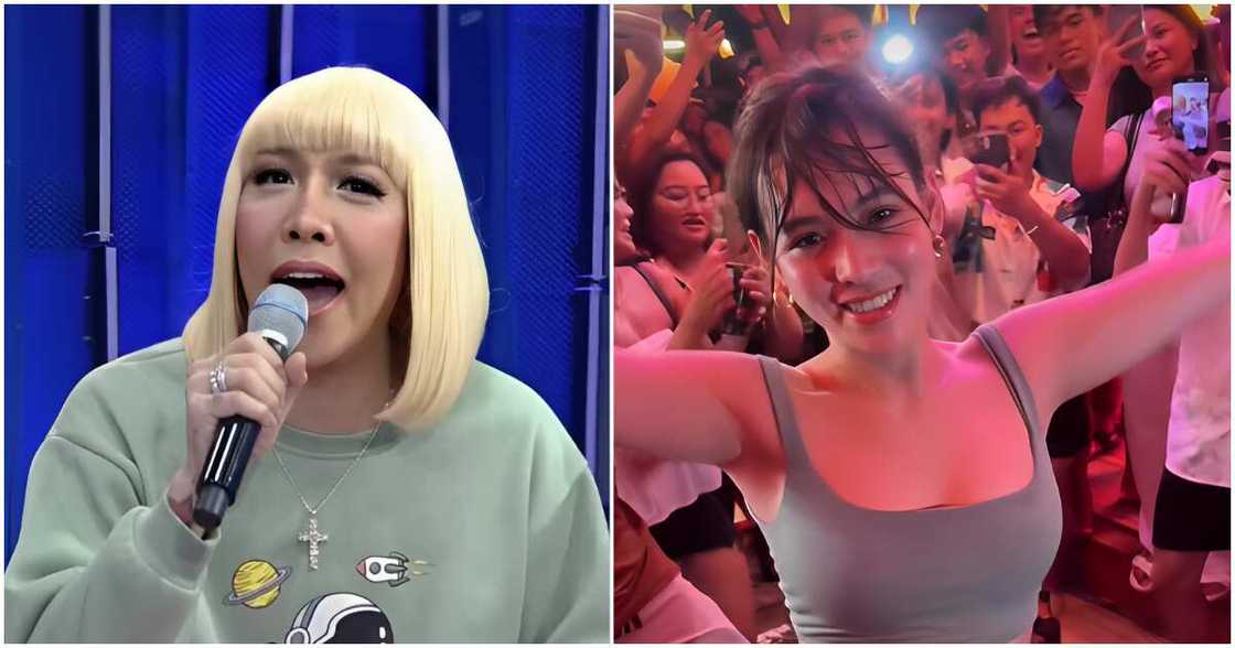 Vice Ganda, nag-react sa viral Water dance ng alaga niyang si Jackie Gonzaga Vice Ganda, nag-react sa viral Water dance ng alaga niyang si Jackie Gonzaga