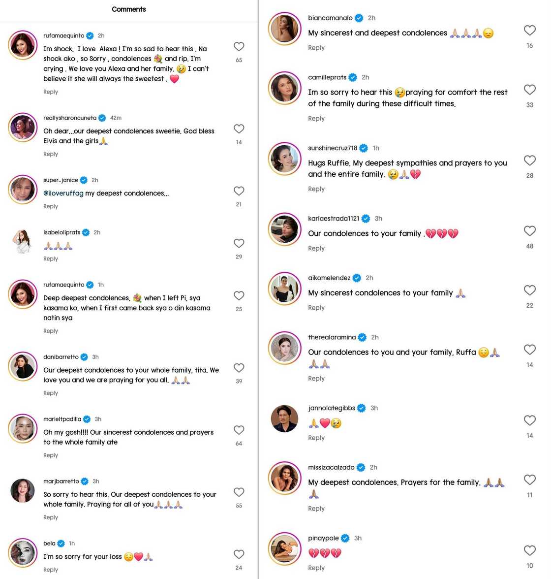 Celebrities, nakiramay sa yumaong sister-in-law ni Ruffa Gutierrez Celebrities, nakiramay sa yumaong sister-in-law ni Ruffa Gutierrez