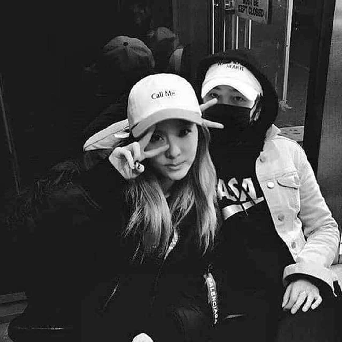 Sandara Park and Kwon Jiyong Sandara Park and Kwon Jiyong