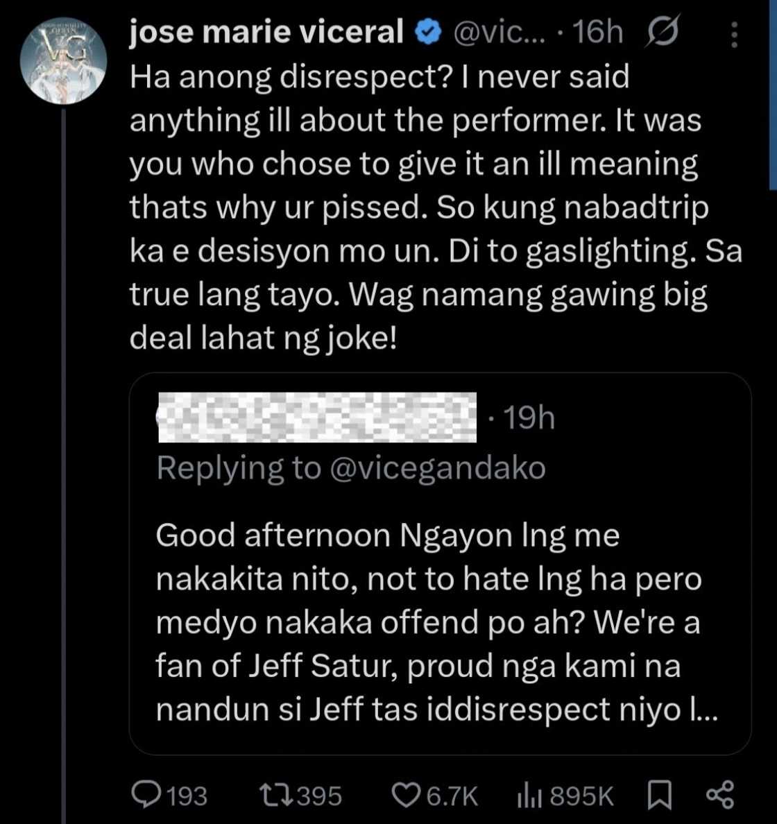 Vice Ganda, sinagot ang pumuna sa "juliet juliet" tweet niya sa MU2025: "Ha? Anong disrespect?" Vice Ganda, sinagot ang pumuna sa "juliet juliet" tweet niya sa MU2025: "Ha? Anong disrespect?"