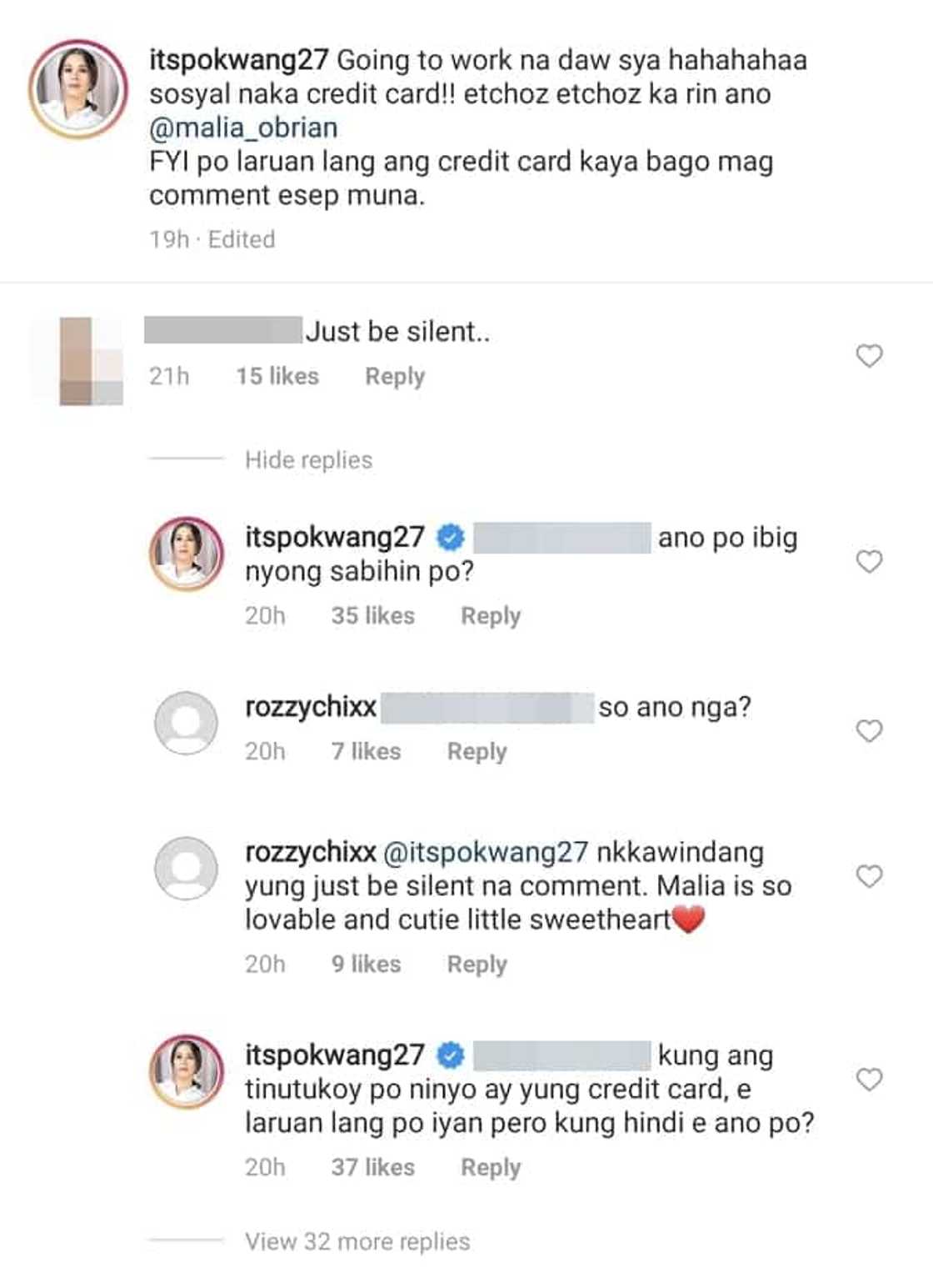 Pokwang, prinangka ang netizen na namuna sa video ni Malia na may hawak siyang credit card Pokwang, prinangka ang netizen na namuna sa video ni Malia na may hawak siyang credit card
