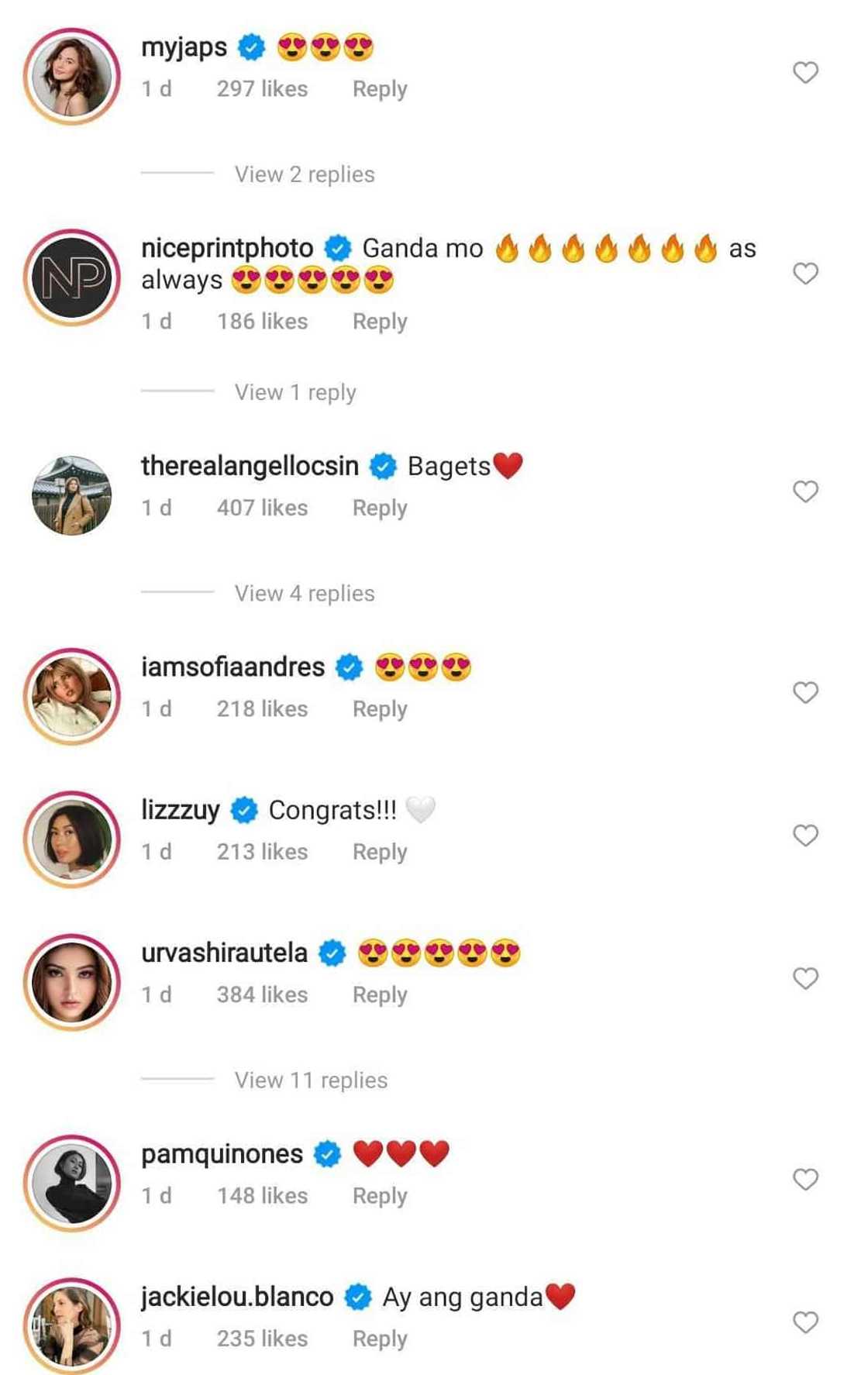 Urvashi Rautela, other celebs gush over Marian Rivera's stunning photos Urvashi Rautela, other celebs gush over Marian Rivera's stunning photos
