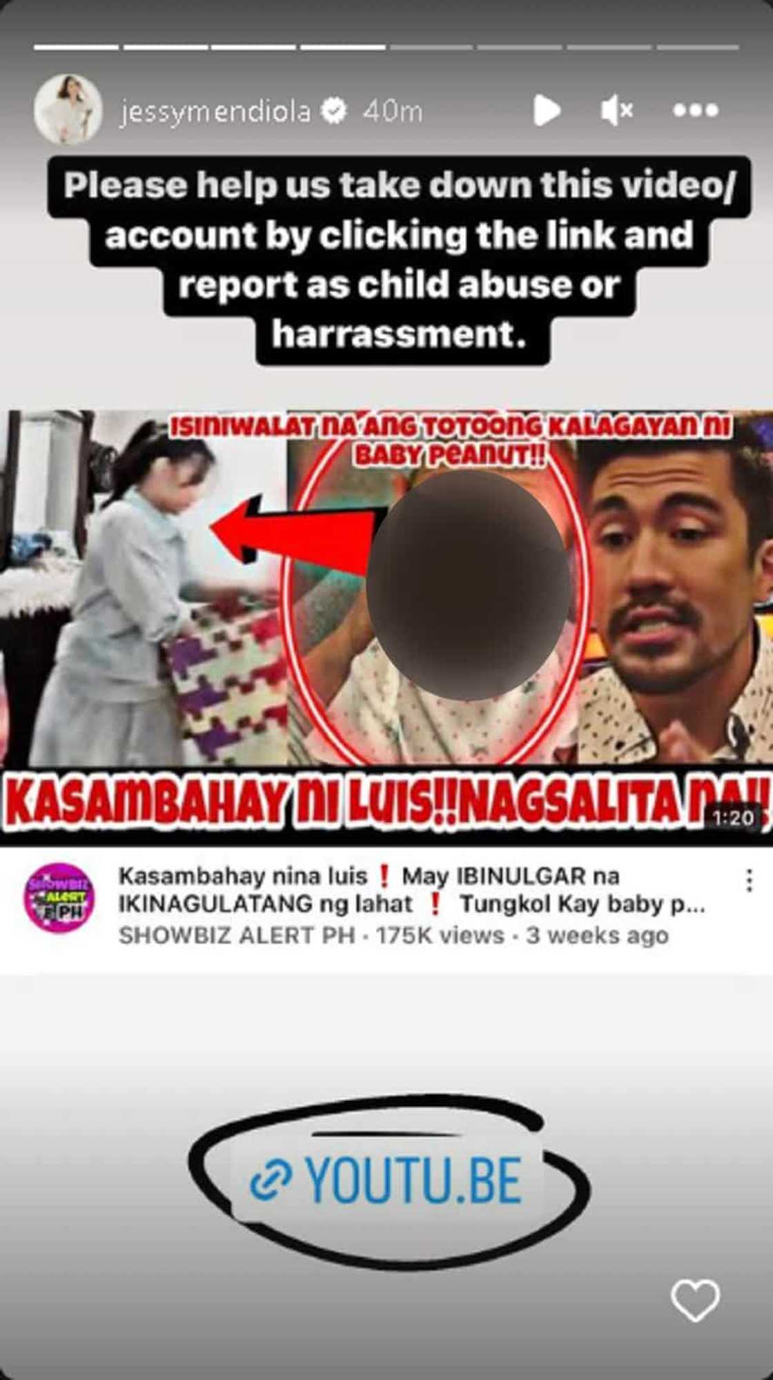 Jessy Mendiola, umaapela ng tulong para ireport ang fake video na nagpapakitang may diperensya ang anak Jessy Mendiola, umaapela ng tulong para ireport ang fake video na nagpapakitang may diperensya ang anak