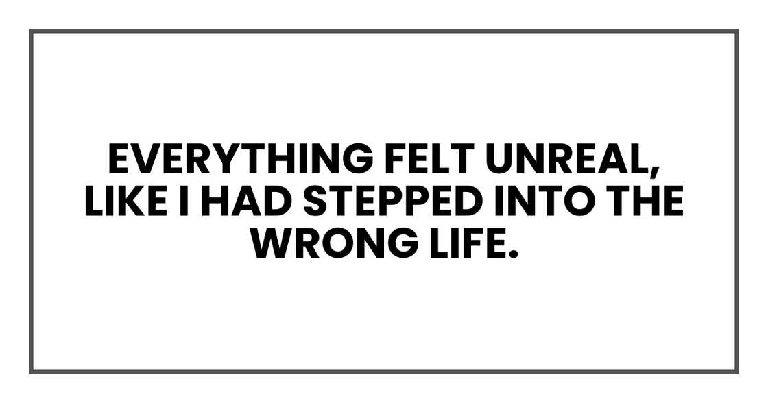 EVERYTHING FELT UNREAL EVERYTHING FELT UNREAL