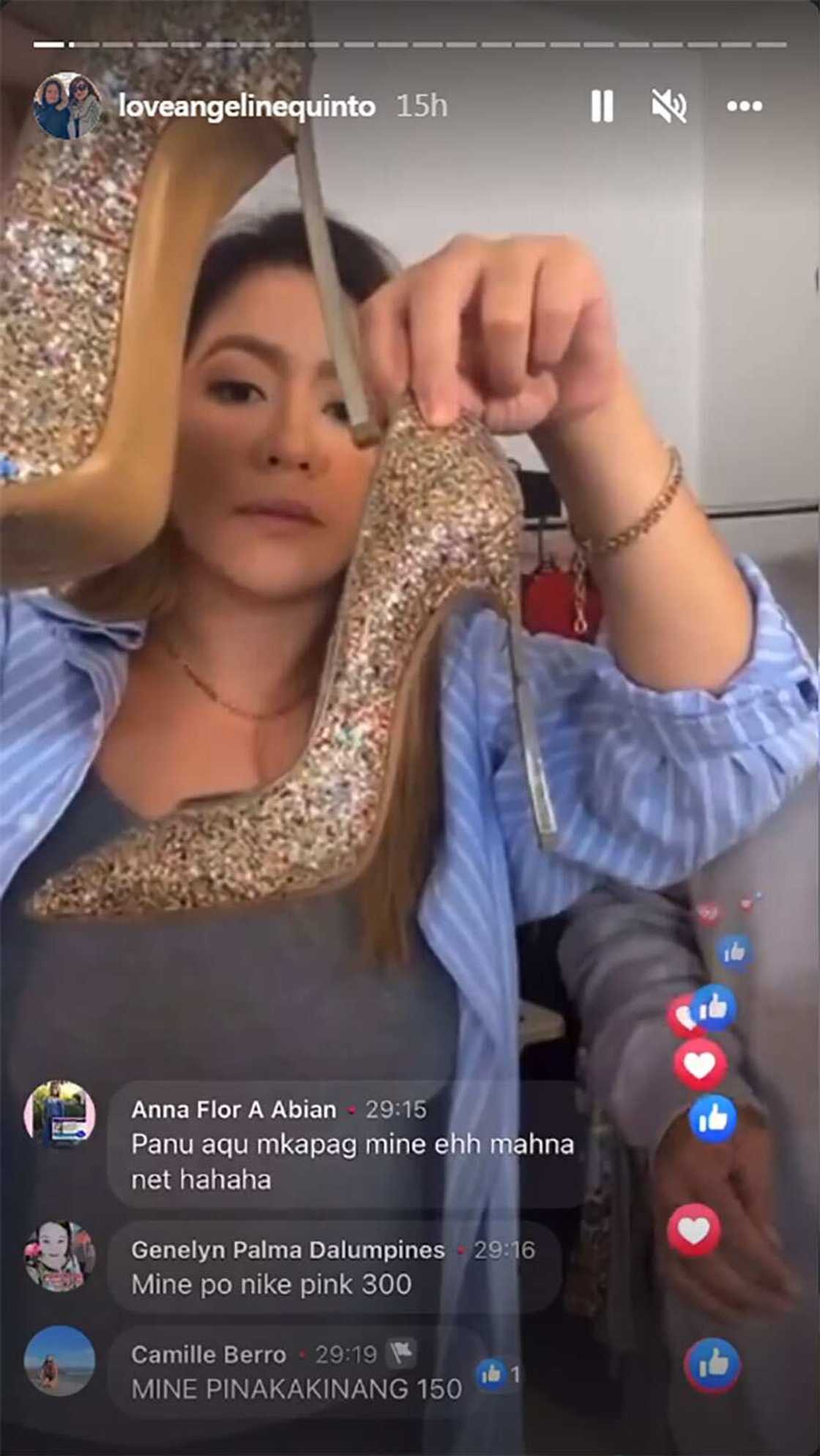 Angeline Quinto, nag-ala Madam Inutz; sumabak sa online live selling