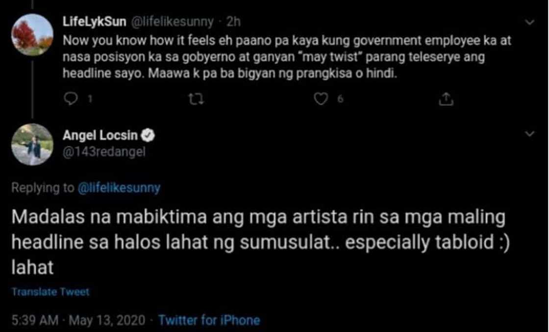 Angel Locsin calls out ABS-CBN News for its headline about her Angel Locsin calls out ABS-CBN News for its headline about her