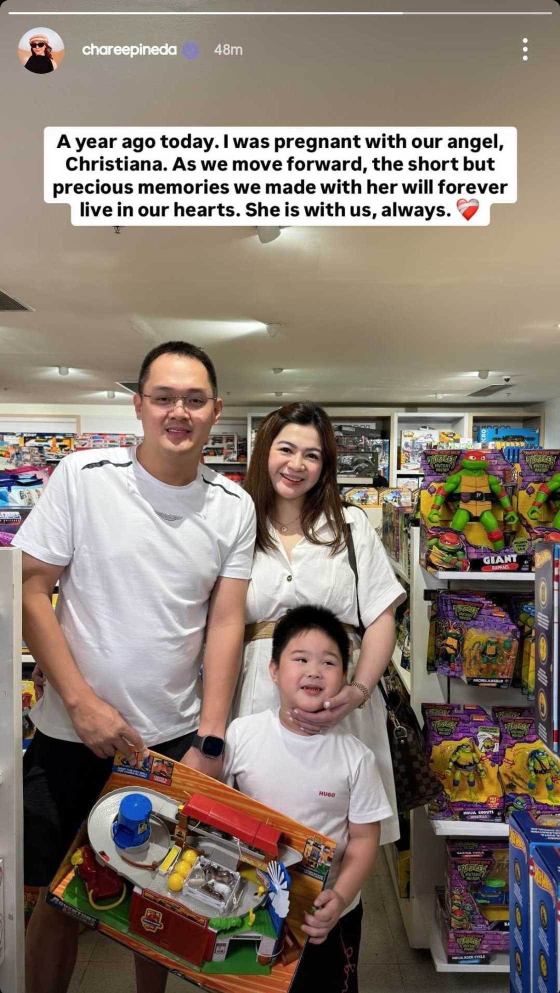 Charee Pineda, inalala ang 'angel baby' niya na si Christiana: "A year ago today" Charee Pineda, inalala ang 'angel baby' niya na si Christiana: "A year ago today"