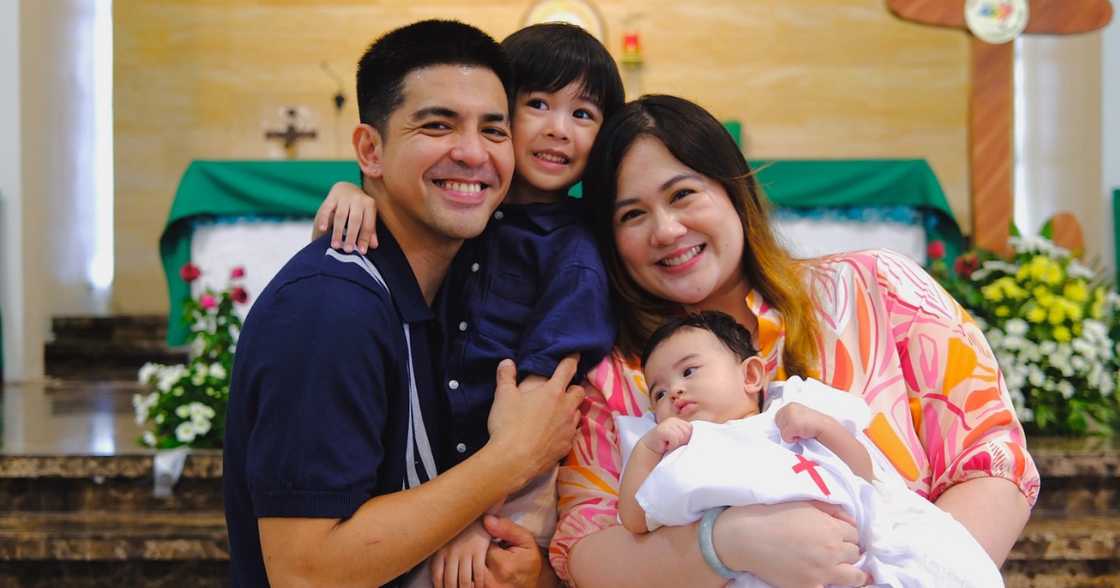 Mark Herras, Nicole Donesa welcome daughter to Christian world Mark Herras, Nicole Donesa welcome daughter to Christian world