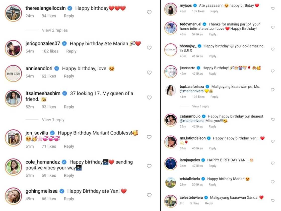Marian Rivera shares photos from her intimate birthday celebration; celebrities react Marian Rivera shares photos from her intimate birthday celebration; celebrities react