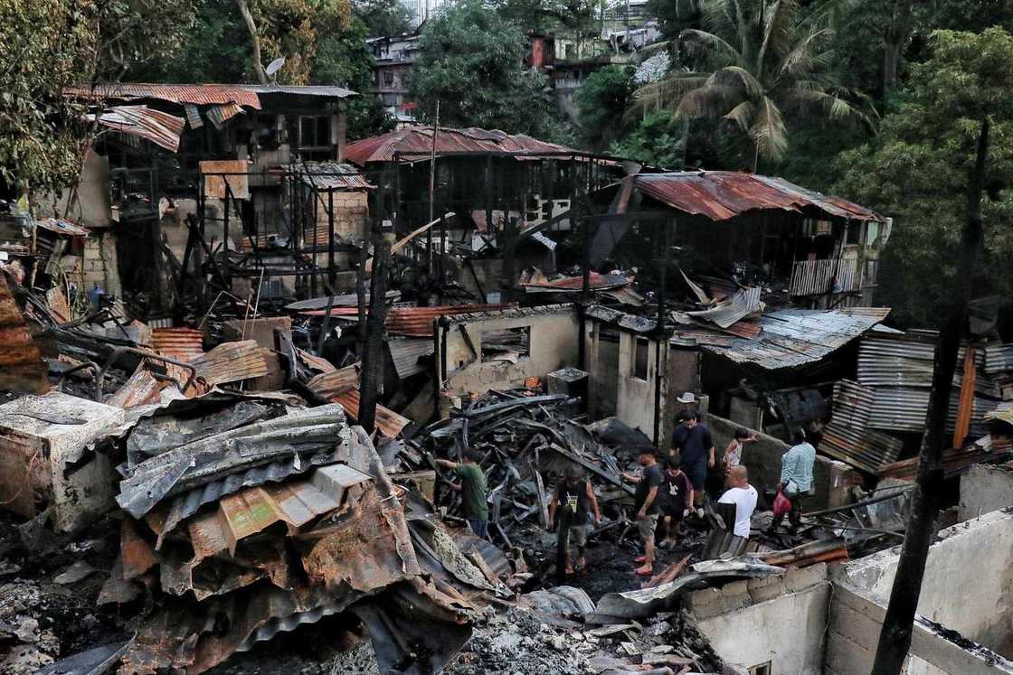 50 na bahay, natupok ng apoy sa Cebu dahil sa naiwang nakasinding kandila