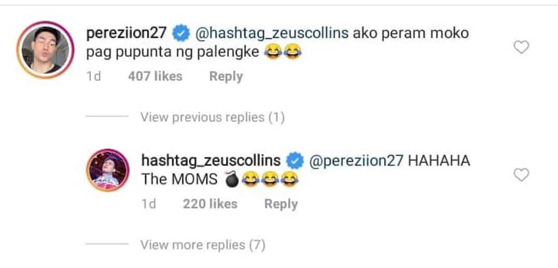 Ion Perez reacts to Zeus Collins' post about Vice Ganda