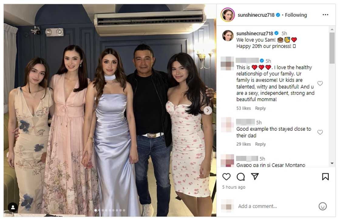 Sunshine Cruz, ipinasilip ang masayang 20th birthday celebration ni Sam