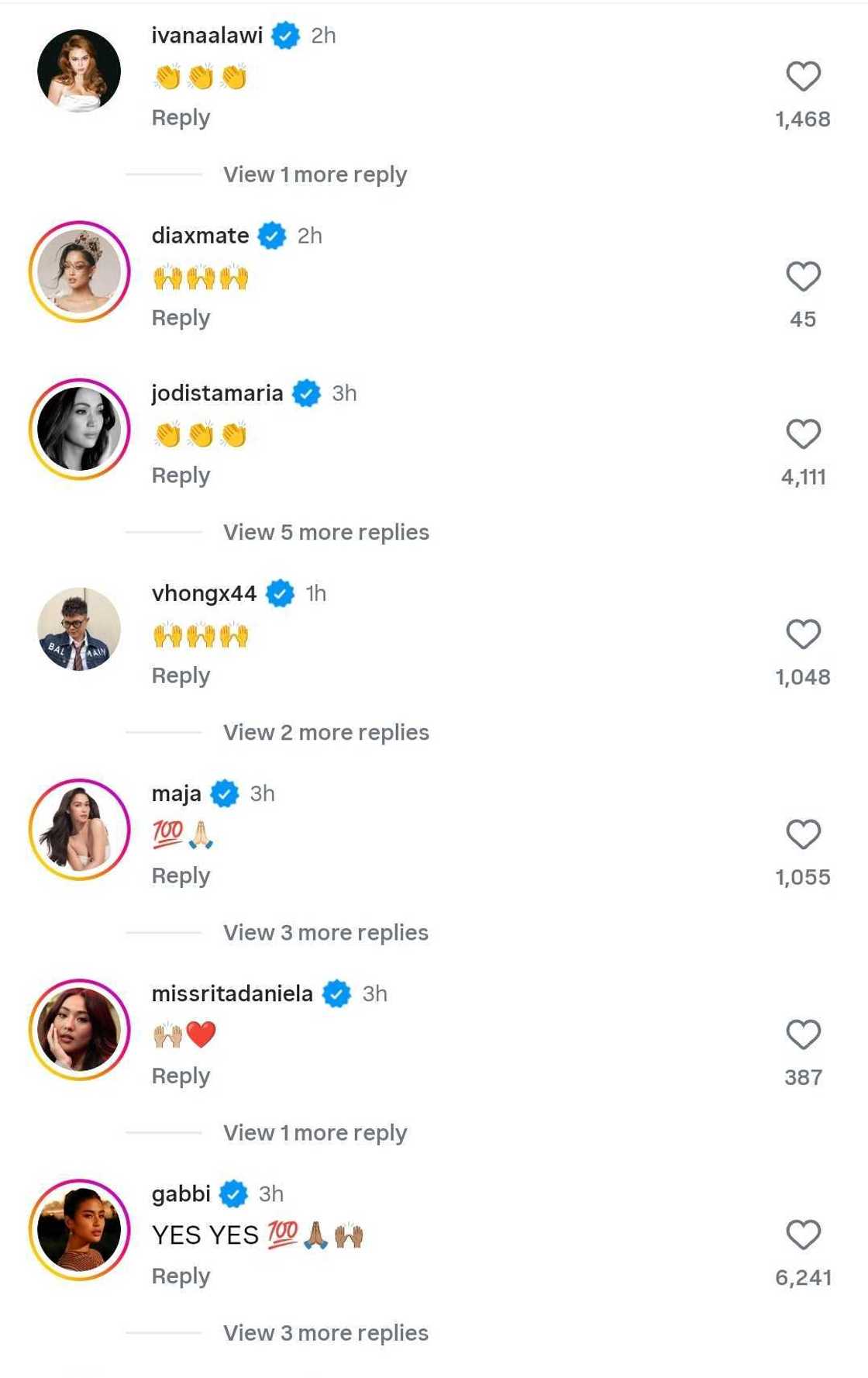 Celebrities, nag-react sa statement ni Anne Curtis ukol sa kontrobersyal na pahayag ni Bong Suntay