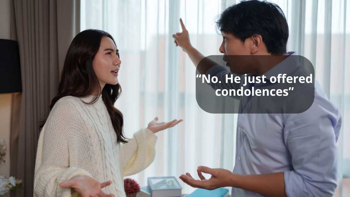 A couple is having disagreements