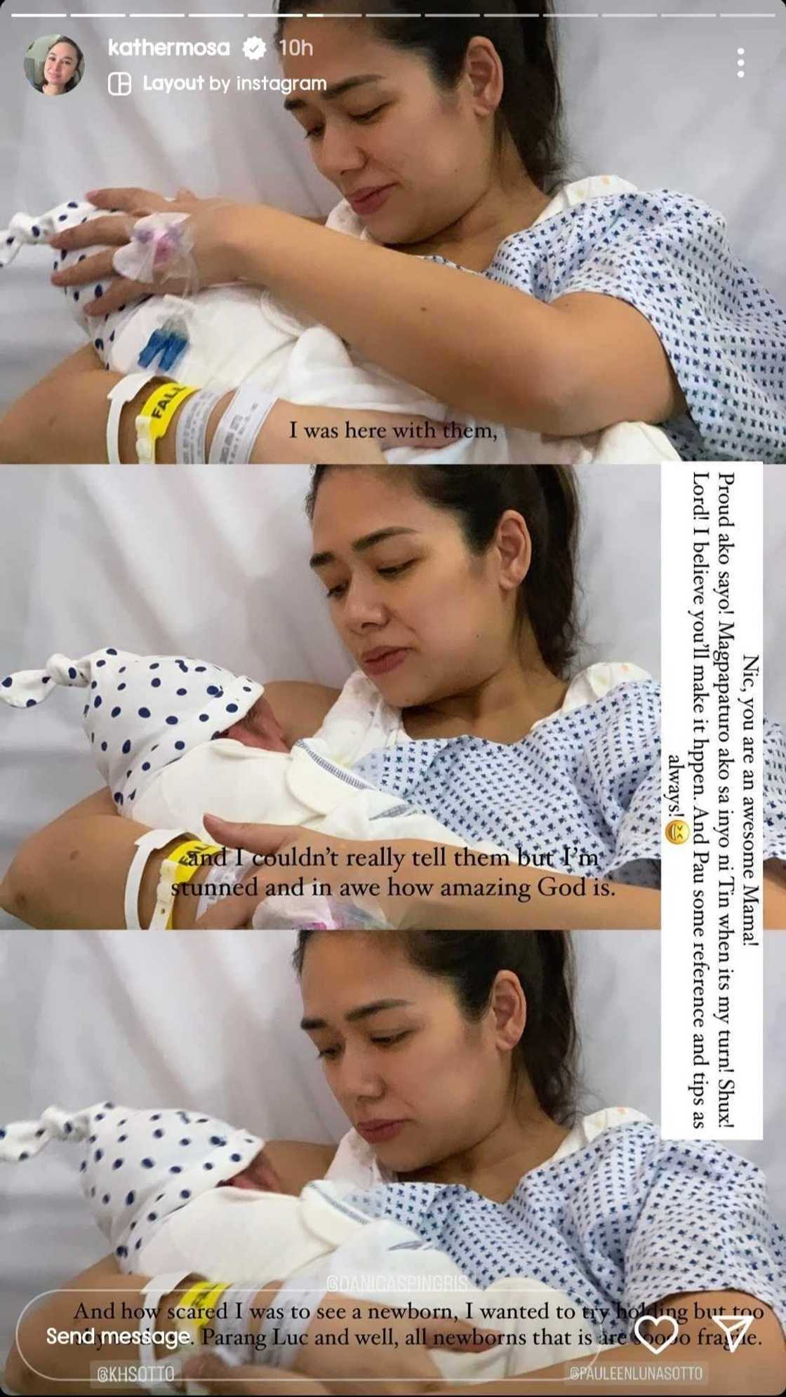 Danica Sotto sa post ni Kathleen Hermosa tungkol sa kanya: "Bakit ako naiiyak?"