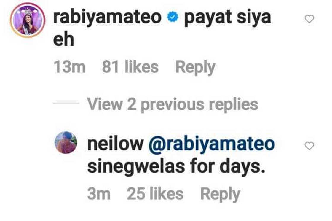 Rabiya Mateo comments “payat” on Neil Salvacion’s new photo amid breakup rumors