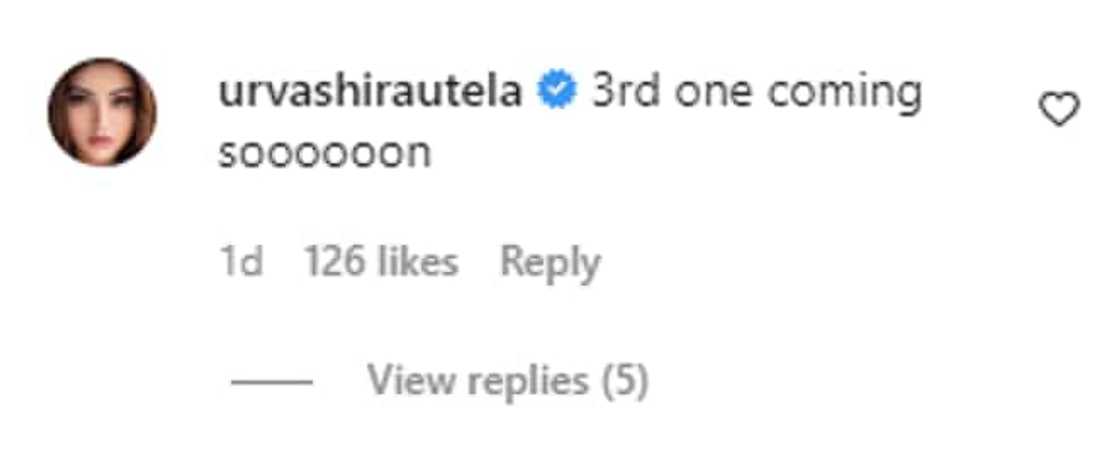 Urvashi Rautela, kinantyawan si Marian Rivera: "3rd one coming soon" Urvashi Rautela, kinantyawan si Marian Rivera: "3rd one coming soon"
