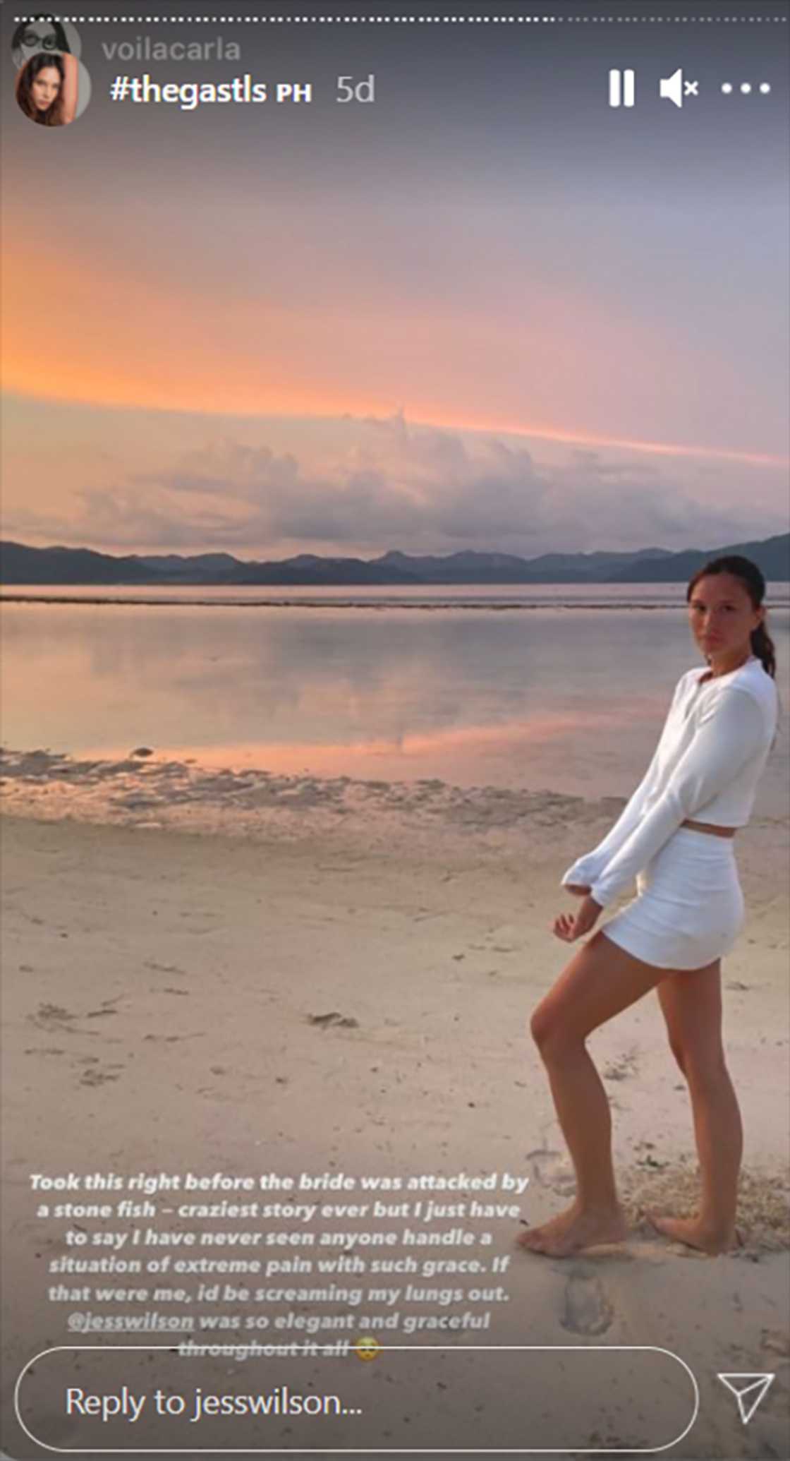 Georgina Wilson's sister Jess Wilson shares how she nearly died after her wedding Georgina Wilson's sister Jess Wilson shares how she nearly died after her wedding