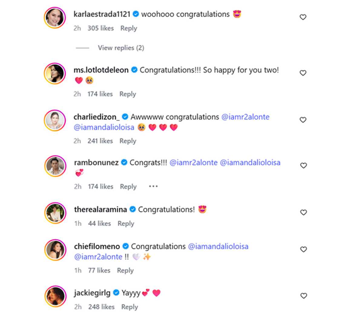 Celebrities, nag-react sa pagsilang ng first baby nina Loisa Andalio at Ronnie Alonte
