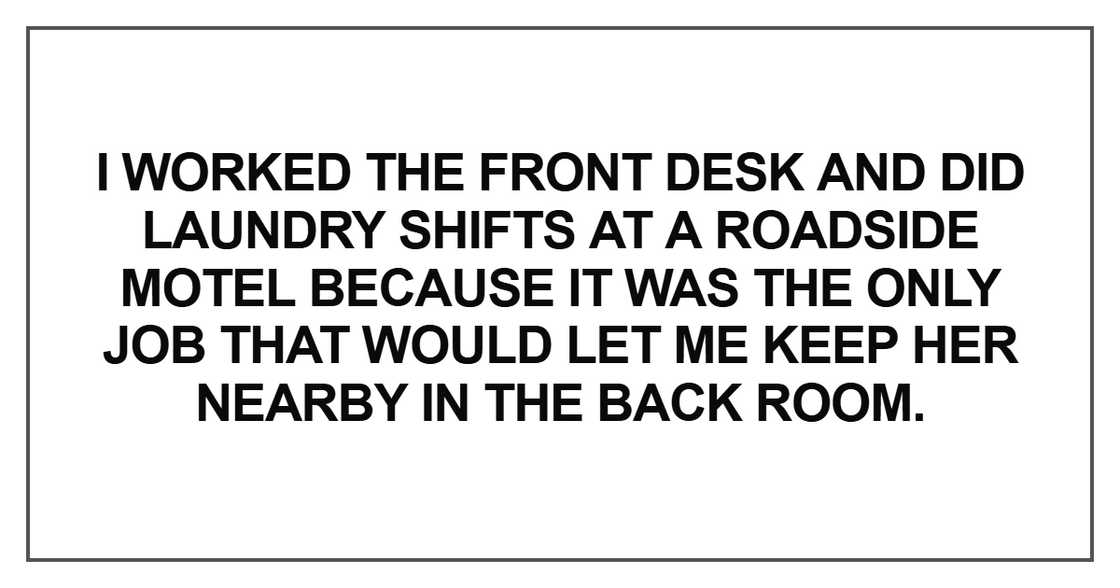 I worked the front desk and did laundry shifts