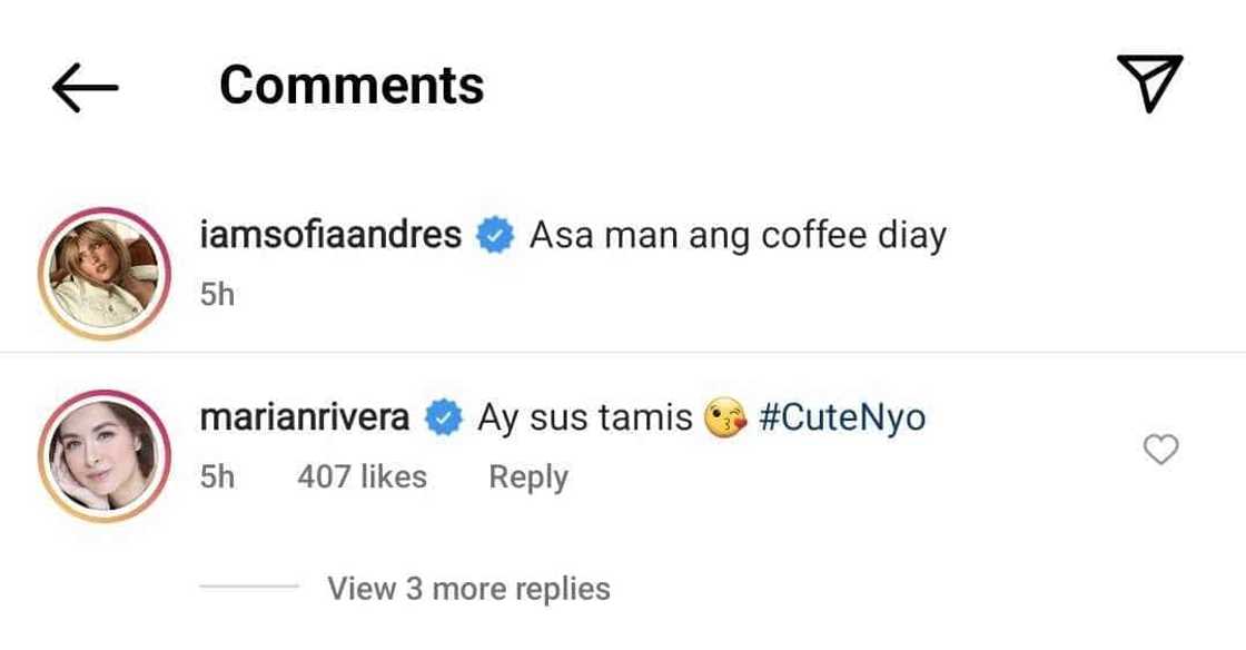 Marian Rivera, nag-react sa video nina Sofia Andres, Daniel Miranda: "#CuteNiyo" Marian Rivera, nag-react sa video nina Sofia Andres, Daniel Miranda: "#CuteNiyo"