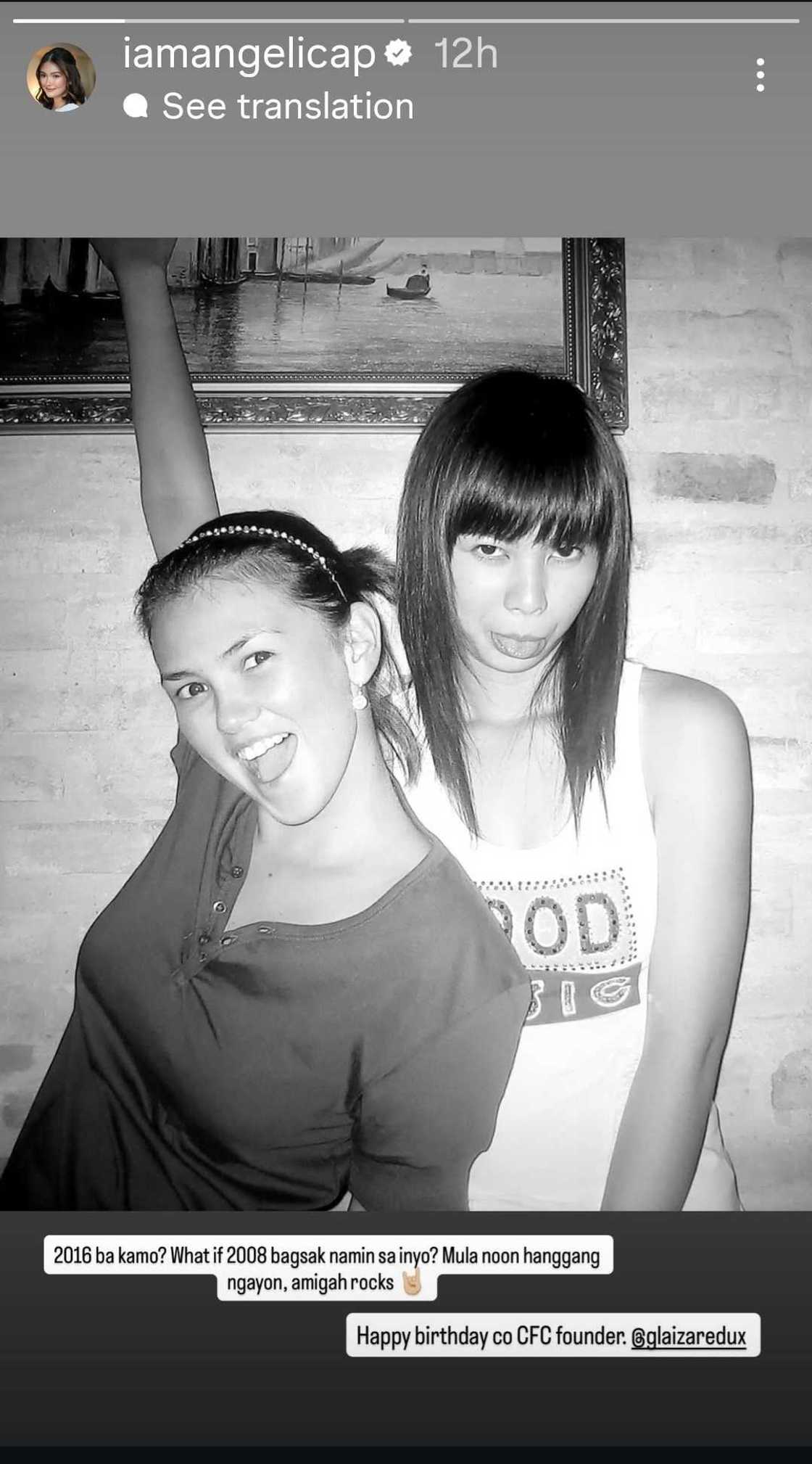 Angelica Panganiban shares amusing 2008 throwback for Glaiza de Castro’s birthday