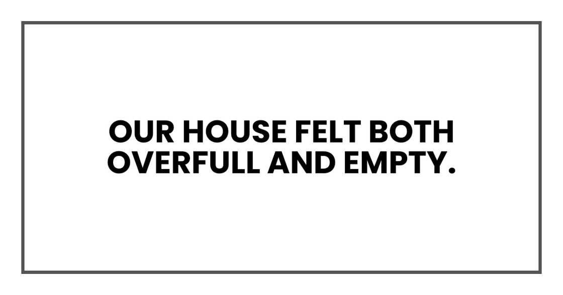 Home after his death. Home after his death.