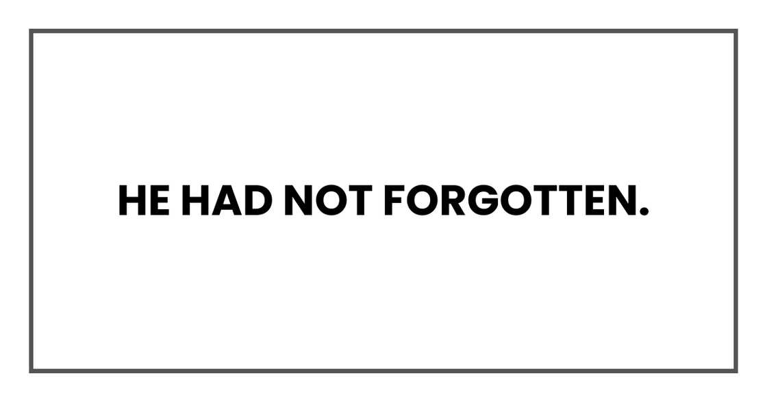 Realising the truth in the letters.