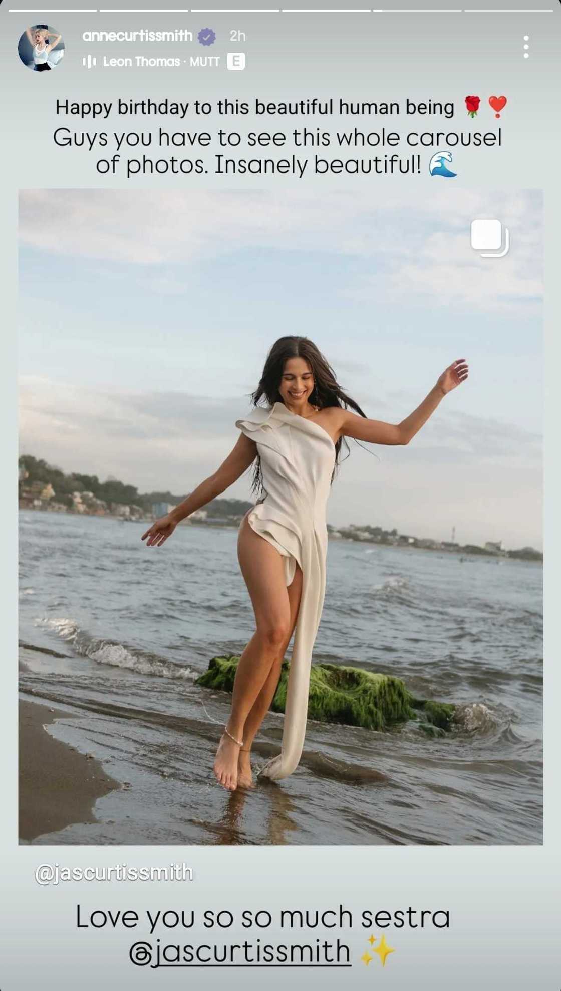 Anne Curtis pens a sweet birthday note for her 'sestra' Jasmine Curtis-Smith Anne Curtis pens a sweet birthday note for her 'sestra' Jasmine Curtis-Smith