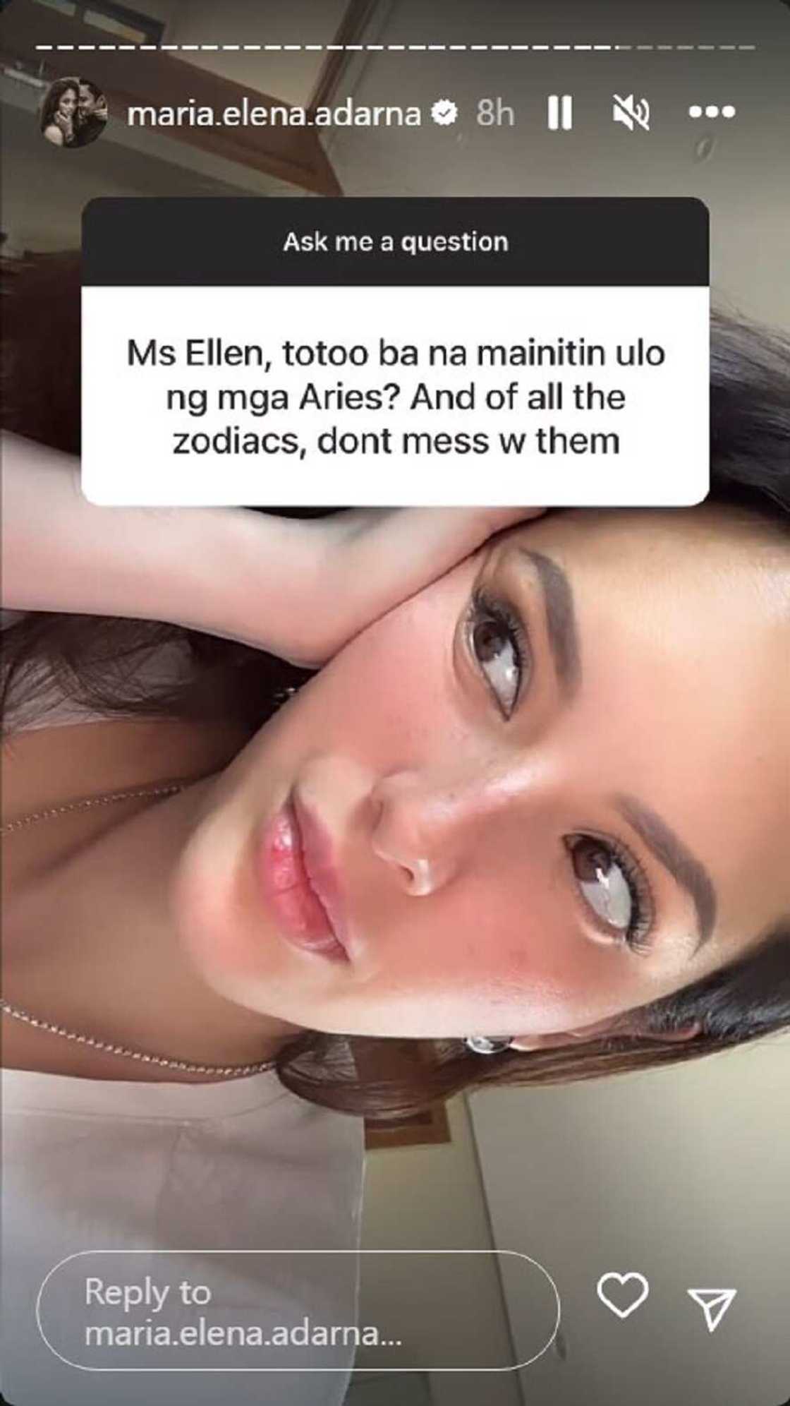 Ellen Adarna, inaming moody talaga umano siya: “I'm a very moody Aries” Ellen Adarna, inaming moody talaga umano siya: “I'm a very moody Aries”