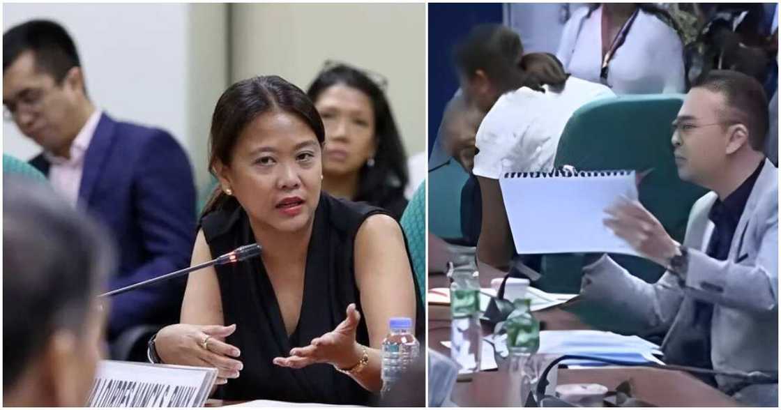 Sen. Nancy Binay, nag-walk out sa pagdinig ng Senado matapos makasagutan si Sen. Alan Peter Cayetano Sen. Nancy Binay, nag-walk out sa pagdinig ng Senado matapos makasagutan si Sen. Alan Peter Cayetano