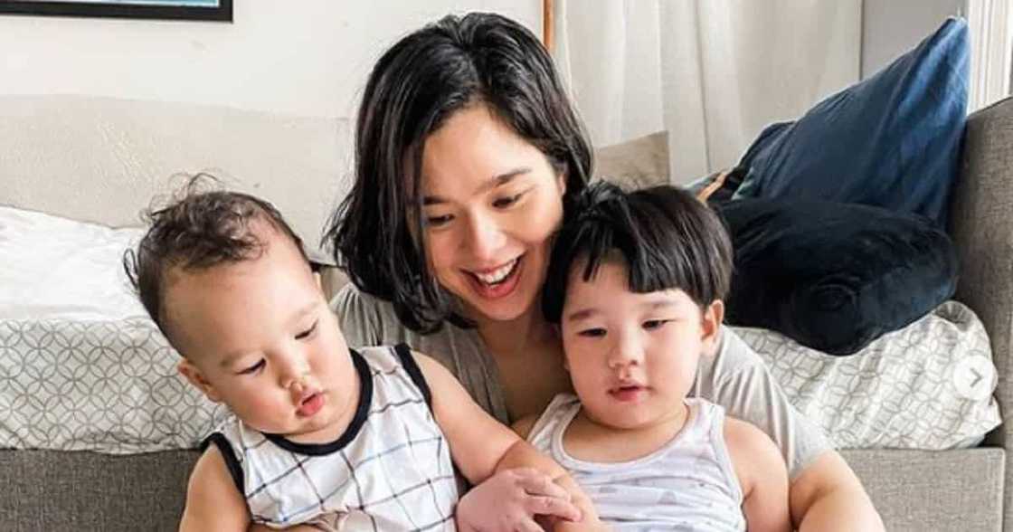 Saab Magalona got overjoyed as Pancho stood up on his own for the 1st time Saab Magalona got overjoyed as Pancho stood up on his own for the 1st time