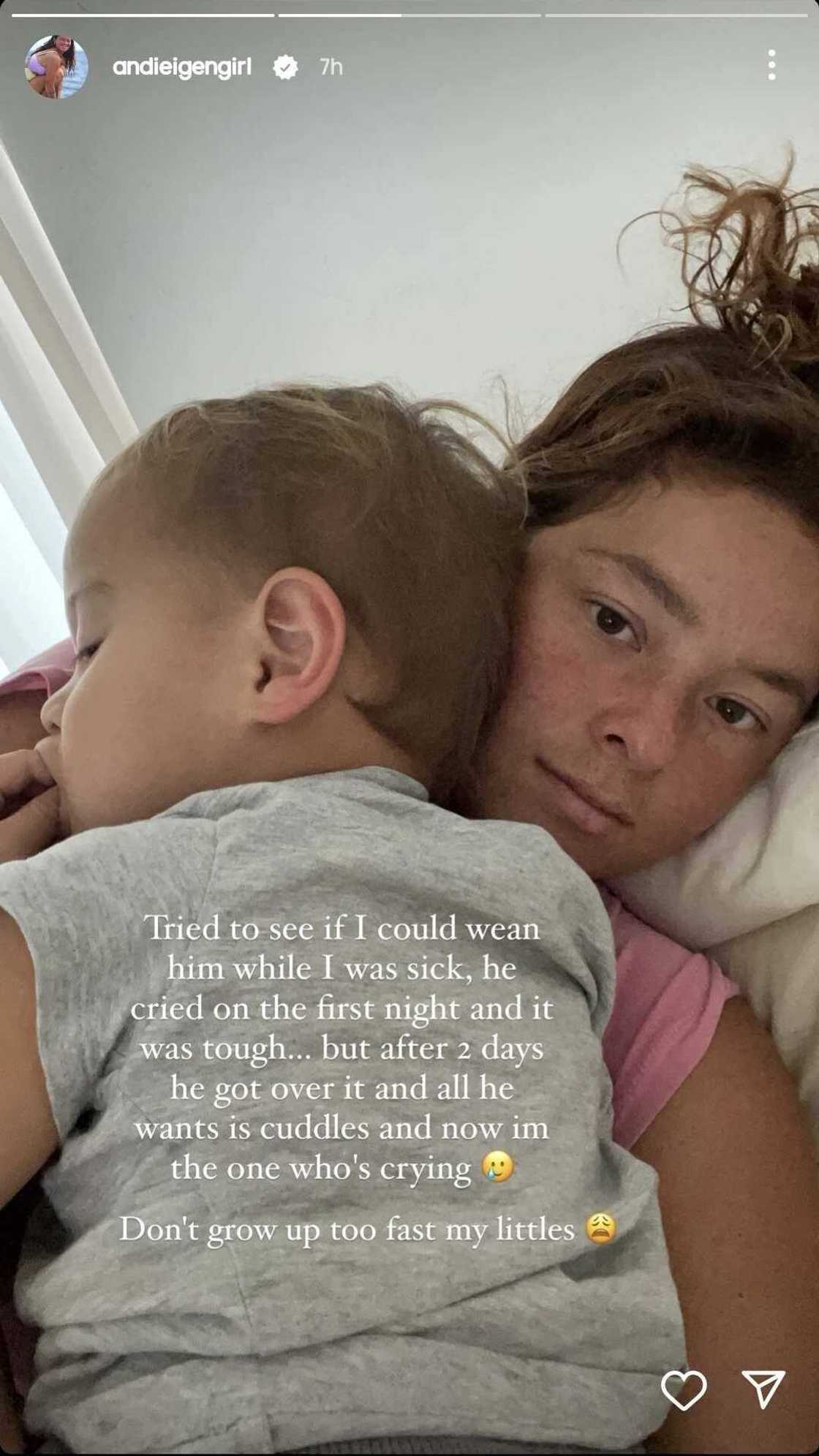 Andi Eigenmann shares emotional moment she had with her son Koa Alipayo Andi Eigenmann shares emotional moment she had with her son Koa Alipayo