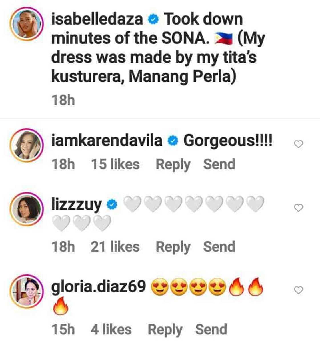 Karen Davila, other celebrities react to Isabelle Daza’s OTTD for SONA 2022 Karen Davila, other celebrities react to Isabelle Daza’s OTTD for SONA 2022