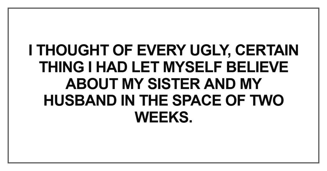 I thought of every ugly, certain thing I thought of every ugly, certain thing