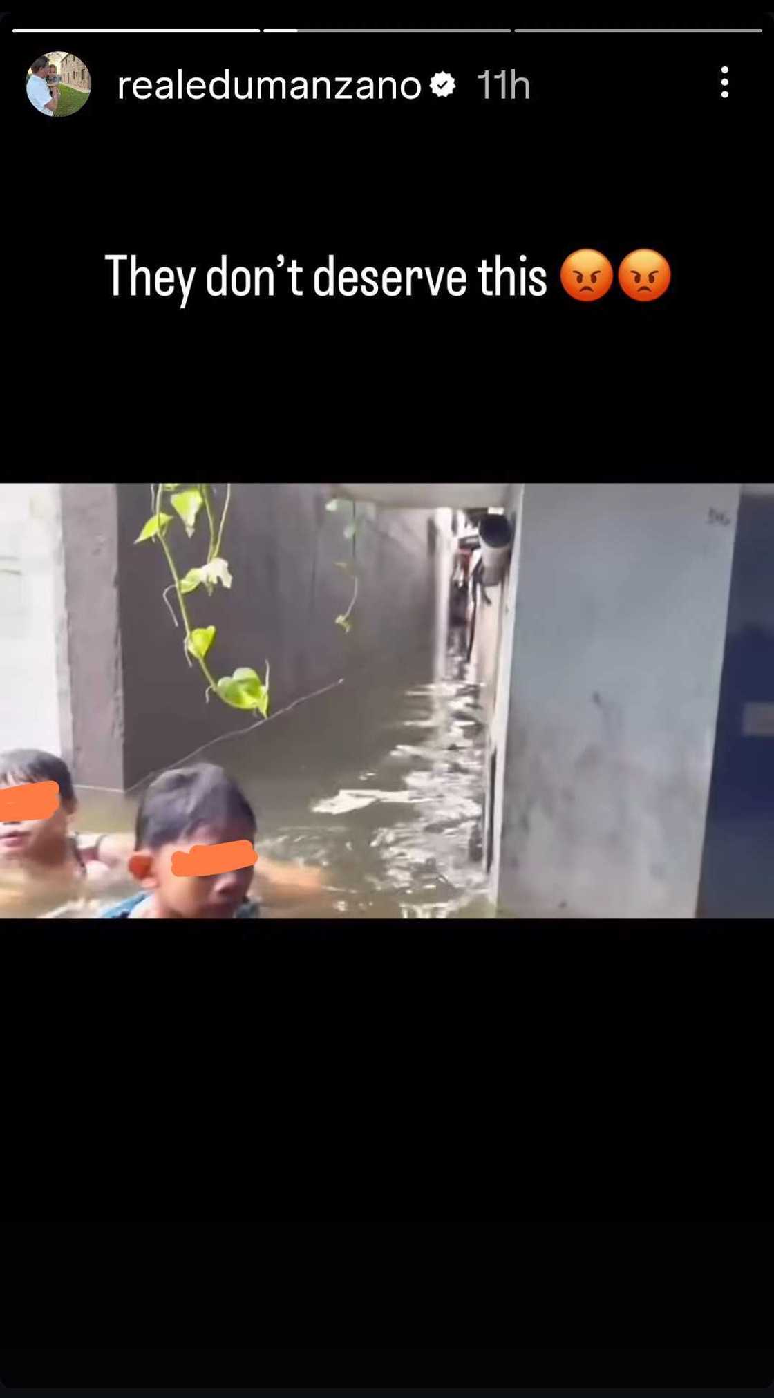 Edu Manzano expresses frustration over flood situation: “They don’t deserve this” Edu Manzano expresses frustration over flood situation: “They don’t deserve this”