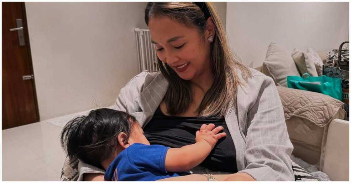 Lovely Abella, pina-cancel ang flight; hindi kinayang malayo sa anak Lovely Abella, pina-cancel ang flight; hindi kinayang malayo sa anak