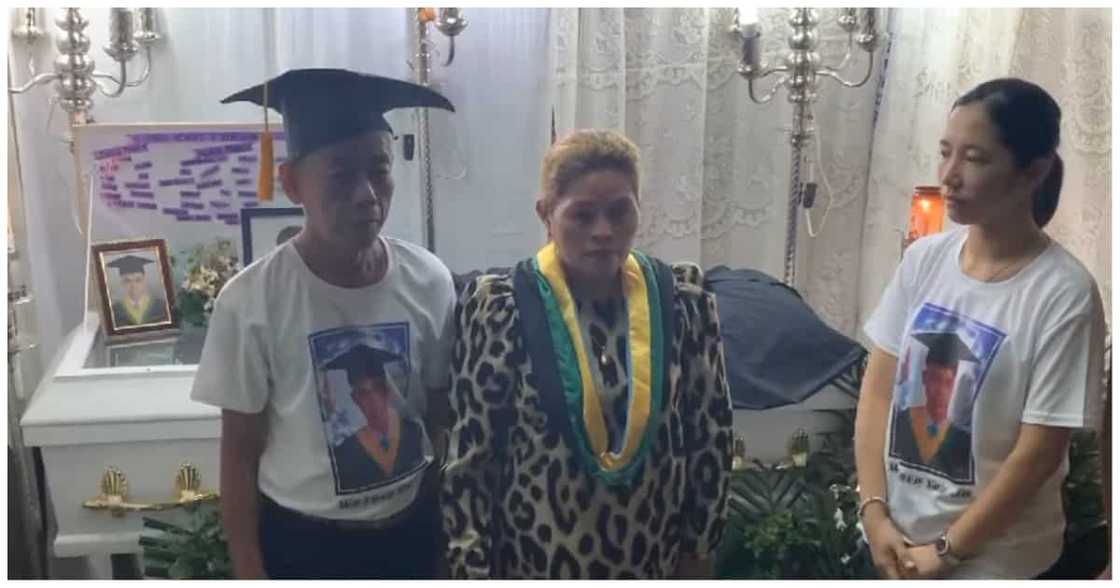 Pagdalo sa graduation ng pumanaw na college student, tinupad pa rin ng pamilya